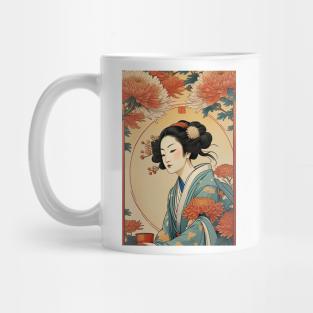 Nature geisha girl Mug